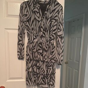 Chic Zebra Print Dress